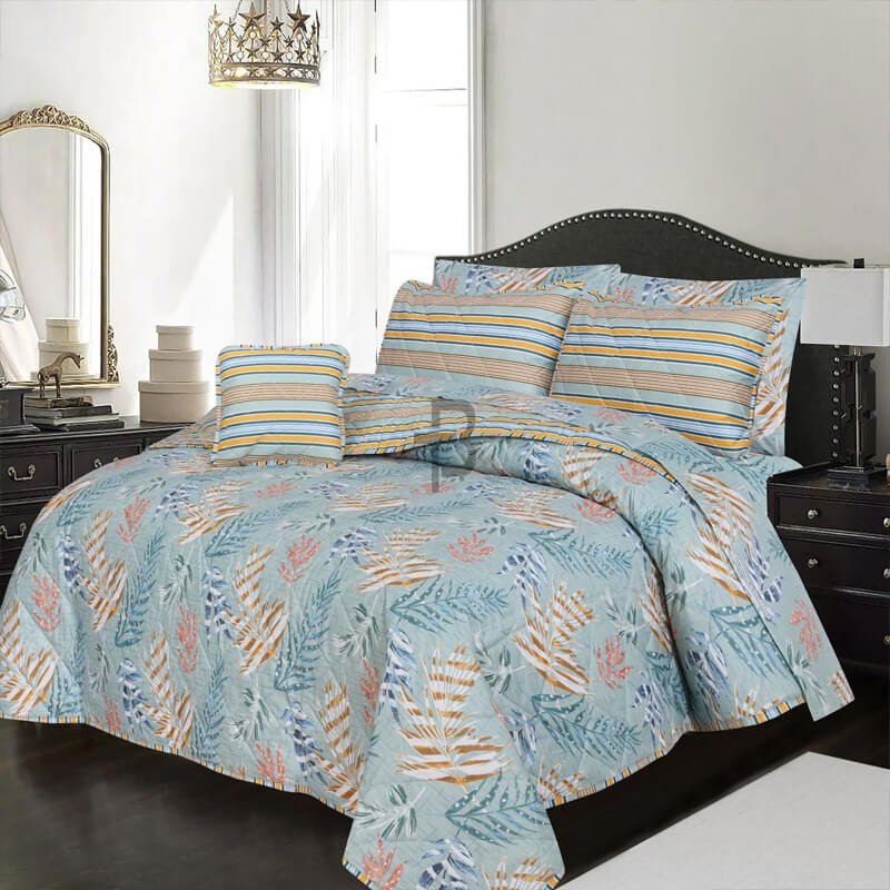 GREENLEAF-SUMMER-COMFORTER-SET GREENLEAF SUMMER COMFORTER SET- 7 PCS