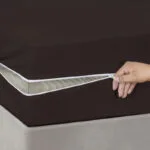 Brown Color 6 Side Waterproof Zipper Mattress Protector