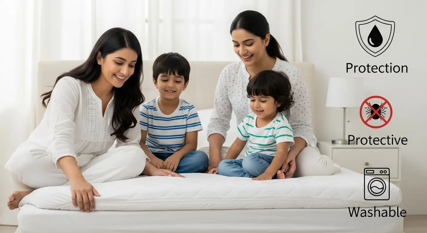 Why Every Pakistani Family with Kids Needs a Waterproof Mattress Cover 1 waterproof-mattress-cover-for-pakistani-families-buruj-textiles